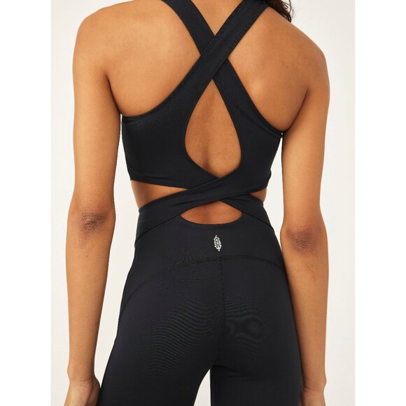 NWT FP MOVEMENT Back It Up Onesie / Black - Picture 7 of 10